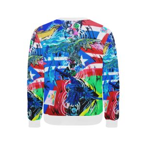 Ripples & Reflections Sweatshirt White Trim - Image 4